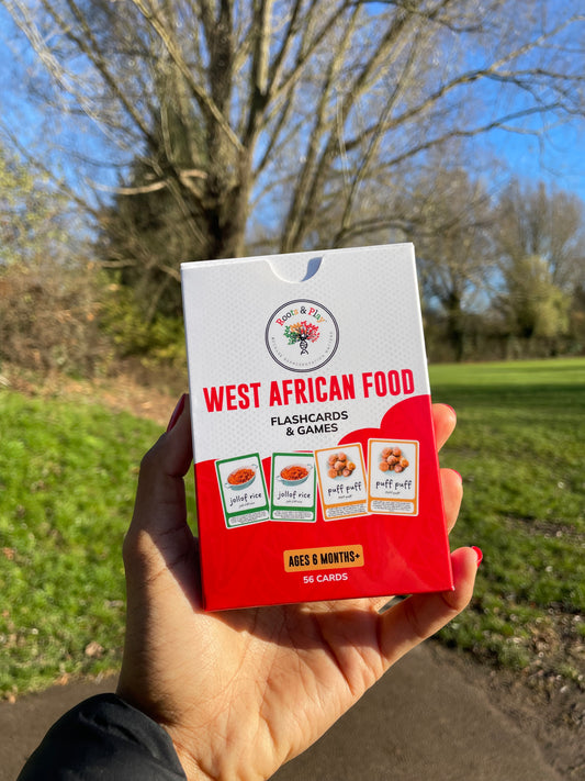 Children's flashcards, West African Food Flashcards, Multicultural Toys - Roots & Play